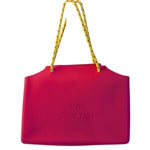 New Sol De Janeiro pink silicone tote